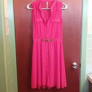 R n B  Casual Dress Orange Size Small